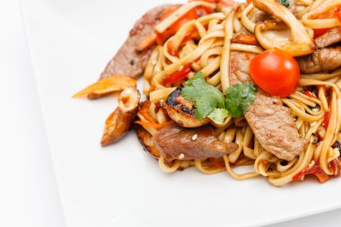 et ve sebzeli erişte.