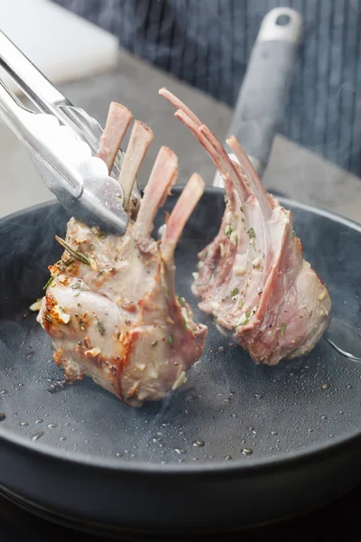 Fried lamb chops — Stock Photo, Image