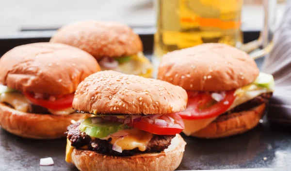 Hamburguesas caseras — Foto de Stock