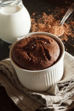 chocolate souffle clipart
