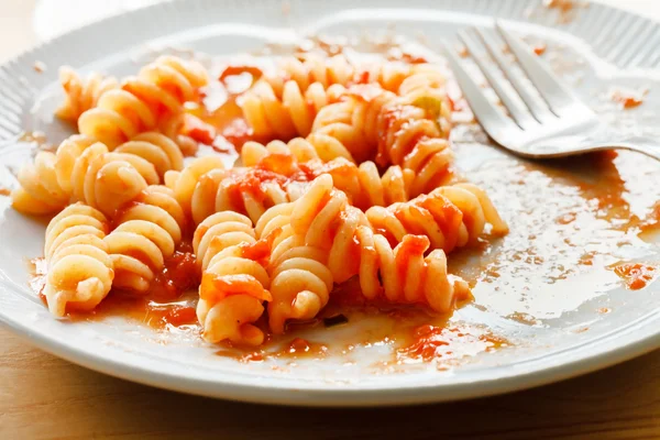 Pasta with tomato sauce — Stock Photo, Image