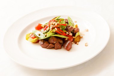 sebze ile sığır eti