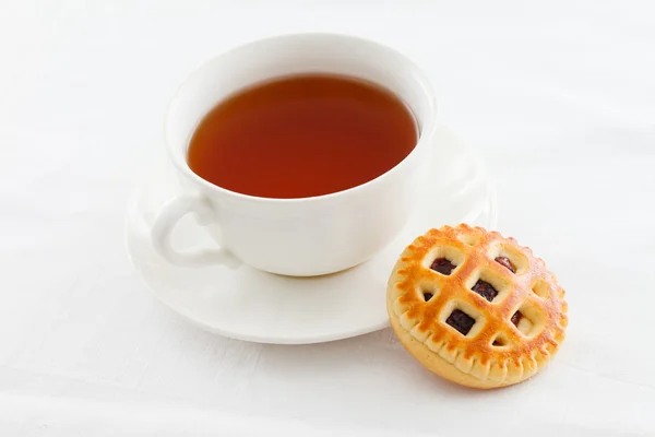 Thé avec cookie — Photo