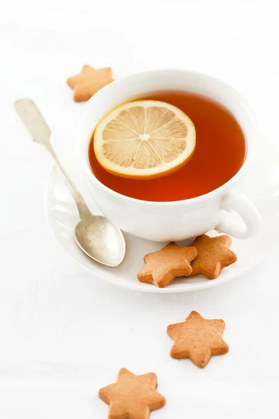 Tea with cookies — Stock Photo, Image