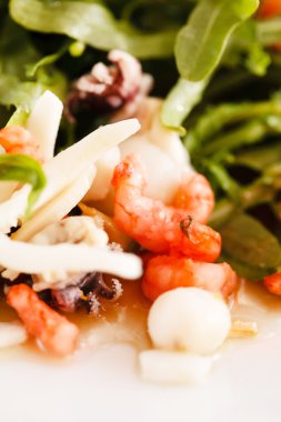 Deniz ürünleri salatası