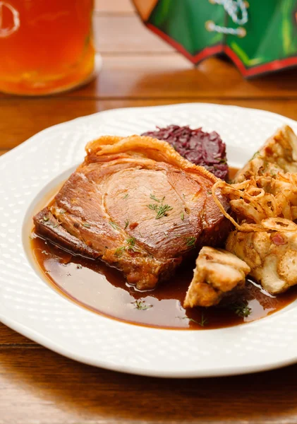 Baked pork chop — Stock Photo, Image