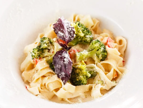 Pasta met groenten — Stockfoto