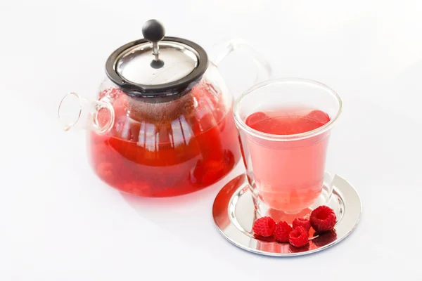 Raspberry thee — Stockfoto