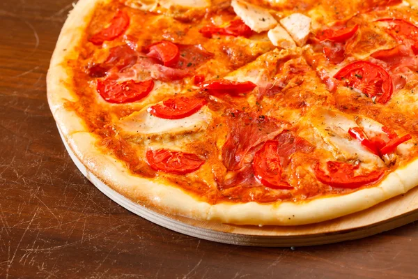 Leckere Pizza — Stockfoto