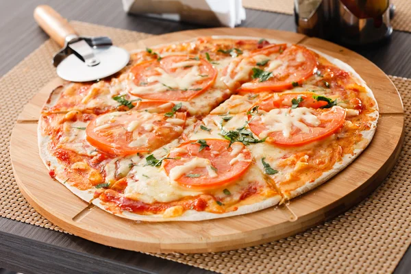 Pizza saporita — Foto Stock