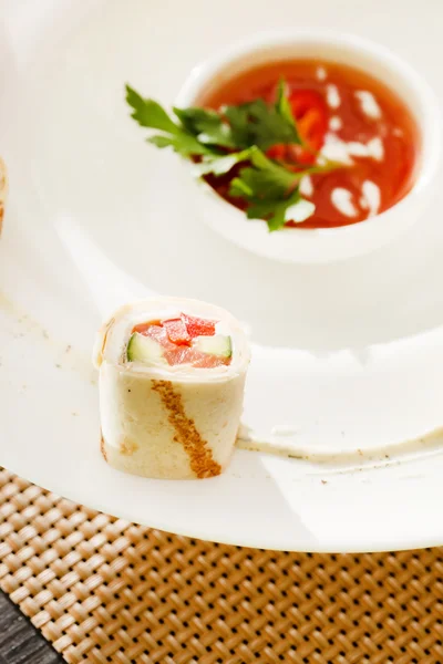 Tortilla-Rollen — Stockfoto