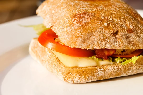 Sandwich con pollo — Foto Stock