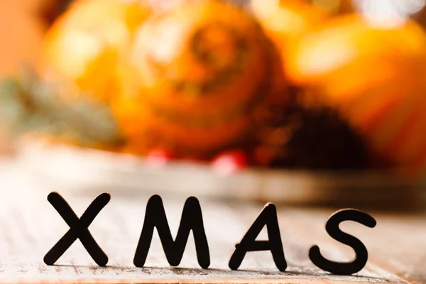 Naranjas de Navidad — Foto de Stock