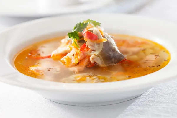 Fish soup — Stock Photo, Image