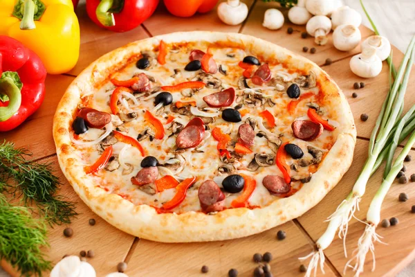 Suprema pizza — Foto Stock