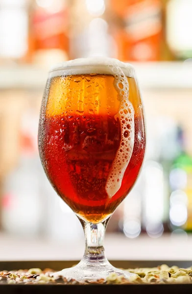 Bier in der Bar — Stockfoto