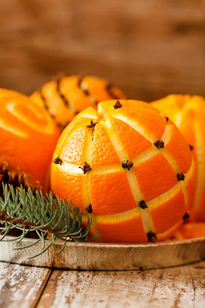 Kerstmis sinaasappelen — Stockfoto