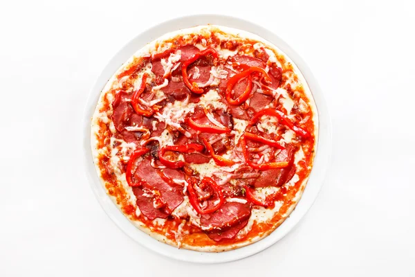 白のピザ — ストック写真