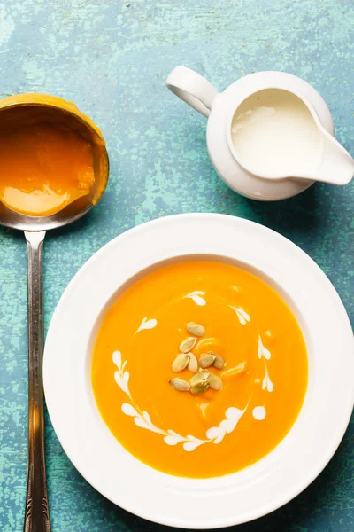 Pumpkin soup — Stock Photo, Image