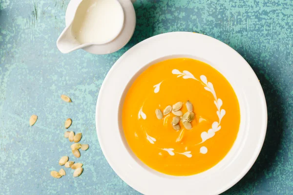 Pumpkin soup — Stock Photo, Image