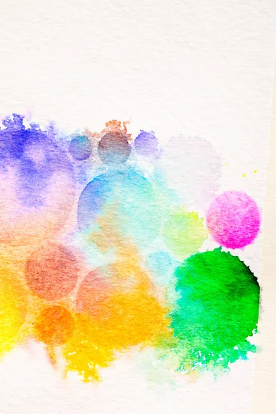 Watercolor splashes — Stock Photo, Image