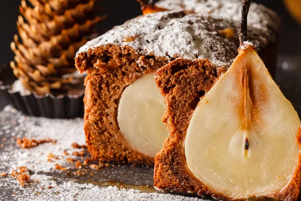 Bolo de pêra — Fotografia de Stock