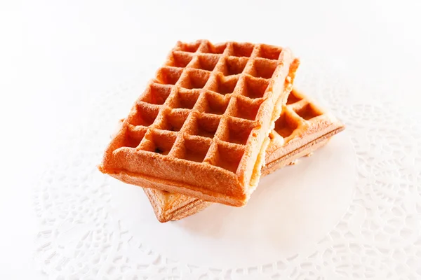 Waffles belgas — Fotografia de Stock