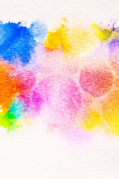 Aquarell spritzt — Stockfoto