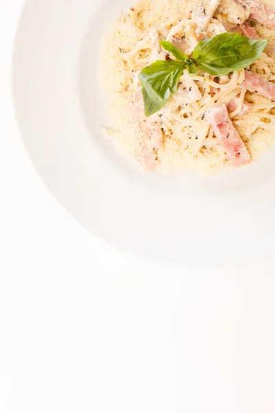 Spaghetti carbonara — Stockfoto