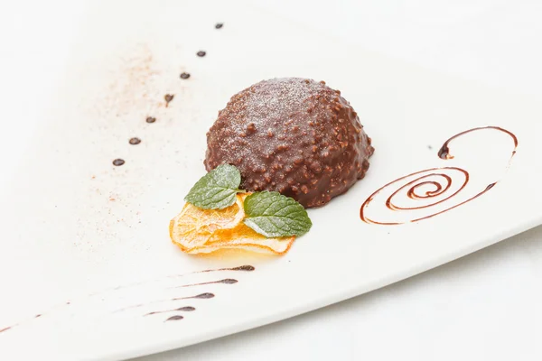 Postre de chocolate — Foto de Stock