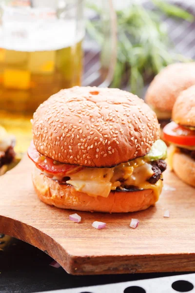 Hamburguesas caseras — Foto de Stock