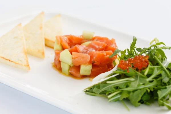 Tartare de saumon — Photo