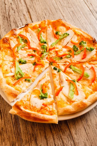 Leckere Pizza — Stockfoto