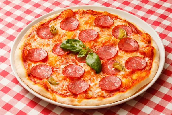 Pizza saporita — Foto Stock