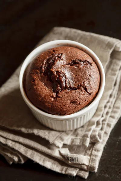 Soufflé al cioccolato — Foto Stock