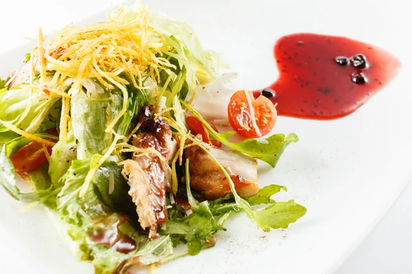 Tasty salad closeup — Stock Photo, Image