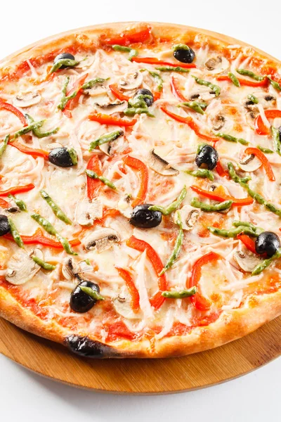 Smakelijke pizza — Stockfoto