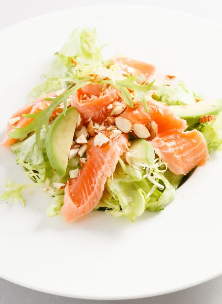 Salad with salmon — Stock Photo, Image