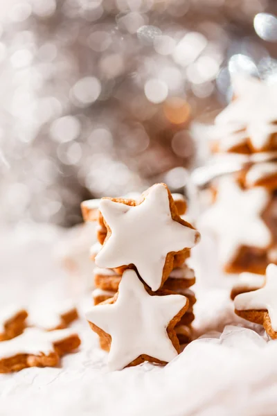 Galletas estrella de Navidad —  Fotos de Stock