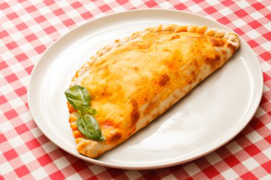 Calzone pizza cooked clipart