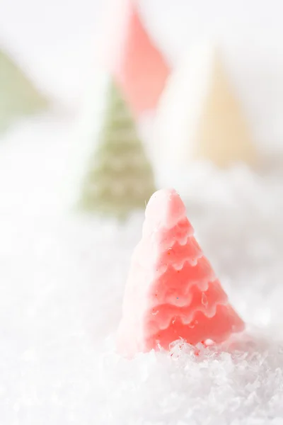 Árvores de Natal de açúcar — Fotografia de Stock