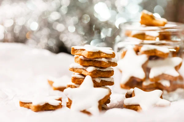 Christmas star cookies — Stock Photo, Image