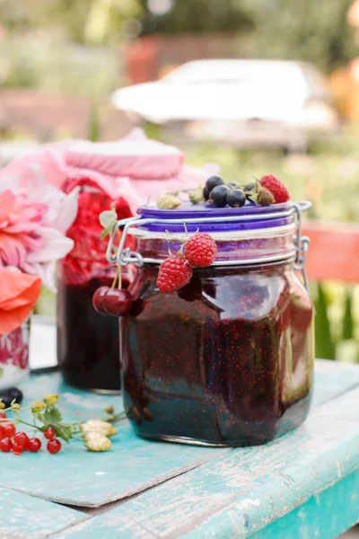 Berry jam — Stock Photo, Image