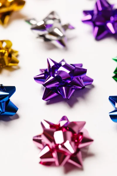 Decorative colorful bows — Stock Photo, Image