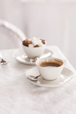 kahve fincanı şeker