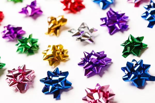 Decorative colorful bows — Stock Photo, Image