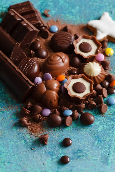 Chocolade snoep — Stockfoto