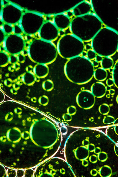 Green cells background