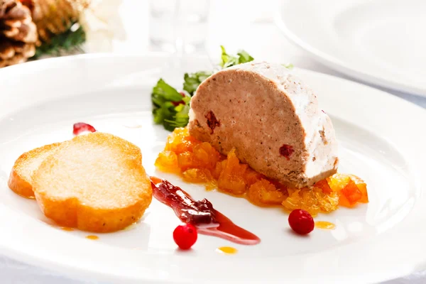 Foie gras pate — Stock Photo, Image