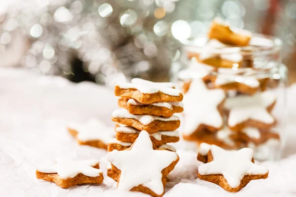 Biscuits étoiles de Noël — Photo